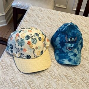 Disney Stitch Blue and Cream Women's Hats